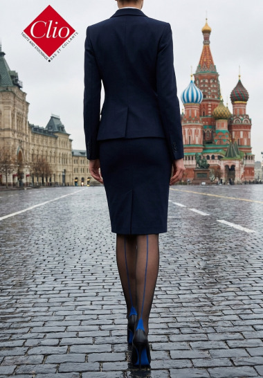 Bas Couture 10 D Bleu (ref. 684)